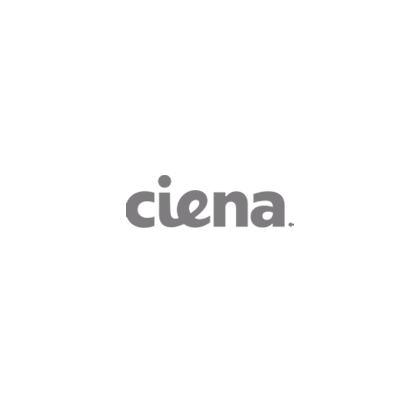 A logo for ciena on a white background.