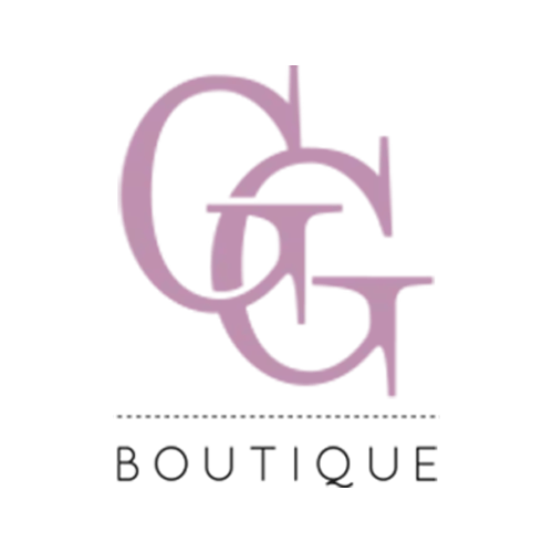 a logo for boutique with a purple letter g