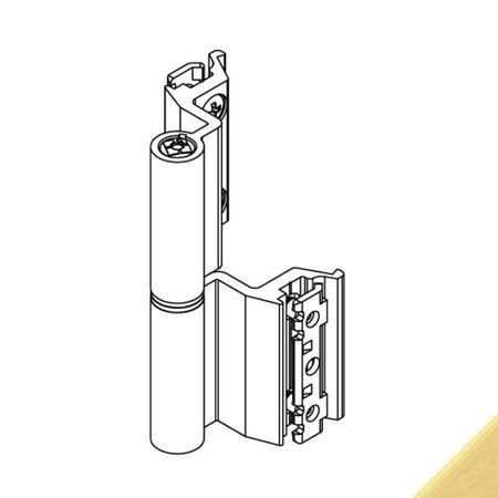 Disegno tecnico di una cerniera FLASH BASE presente nel catalogo Ferrisud