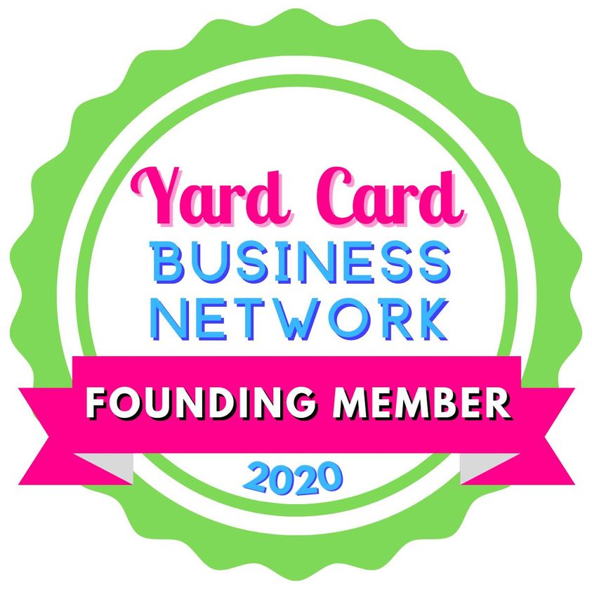 SUPER YARD CARD GREETINGS CARD MY YARD DALLAS, FT WORTH, TEXAS