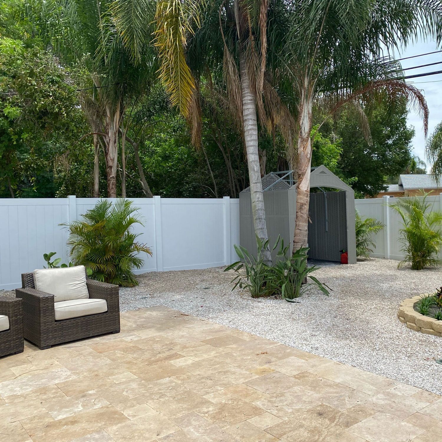 Courtyard | Tampa, FL | Bay Area Fencing Company