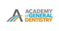 Logo for the Academy of General Dentistry: a stylized 