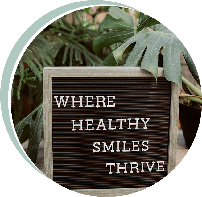 Letterboard sign with 