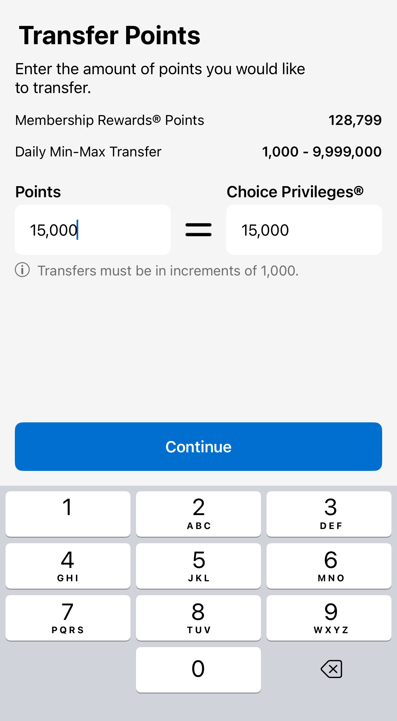 step by step directions to transfer points to book a flight