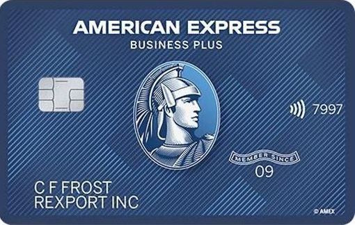American Expresss business plus card used to get points and mile for travel hacking