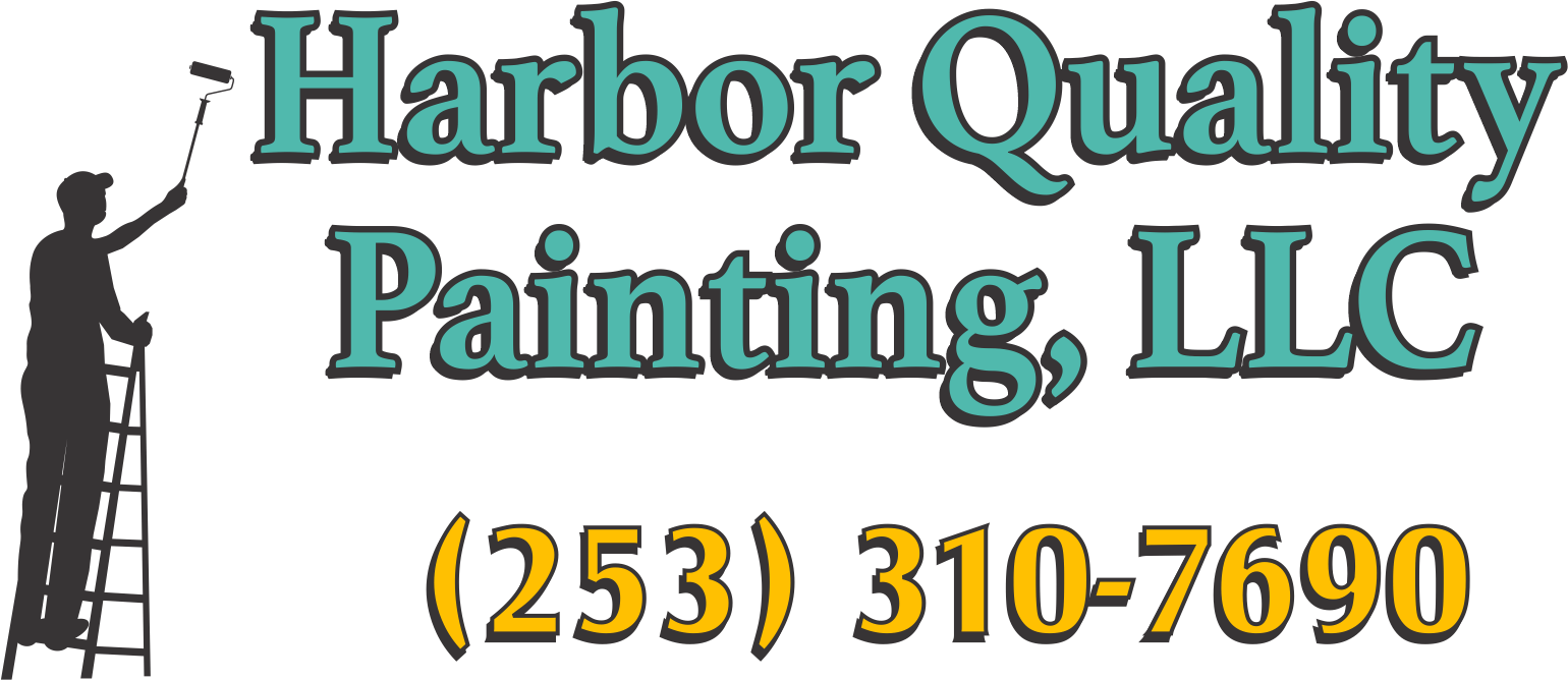 Harbor Quality Painting logo with painter on ladder