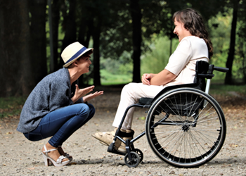 wheel chair in car