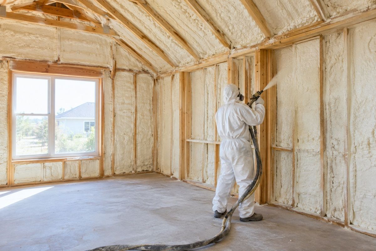 Spray foam insulation installation in San juan, tx