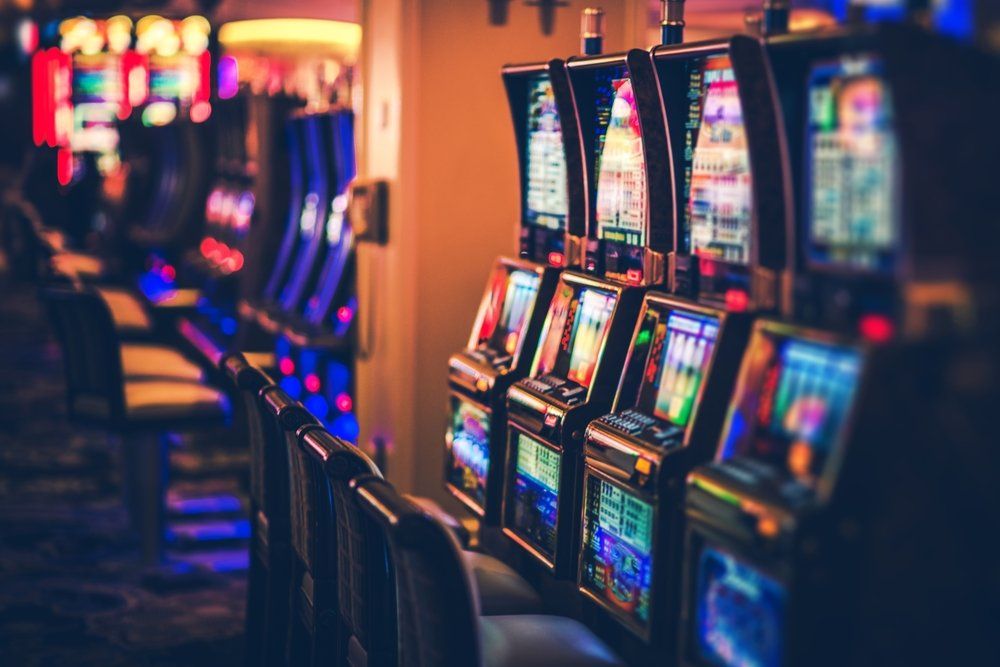 Pokie machines, Slot machines.
