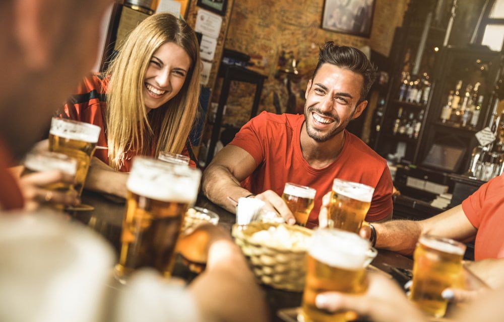 Happy Friends Drinking — Pub In Bundaberg, QLD
