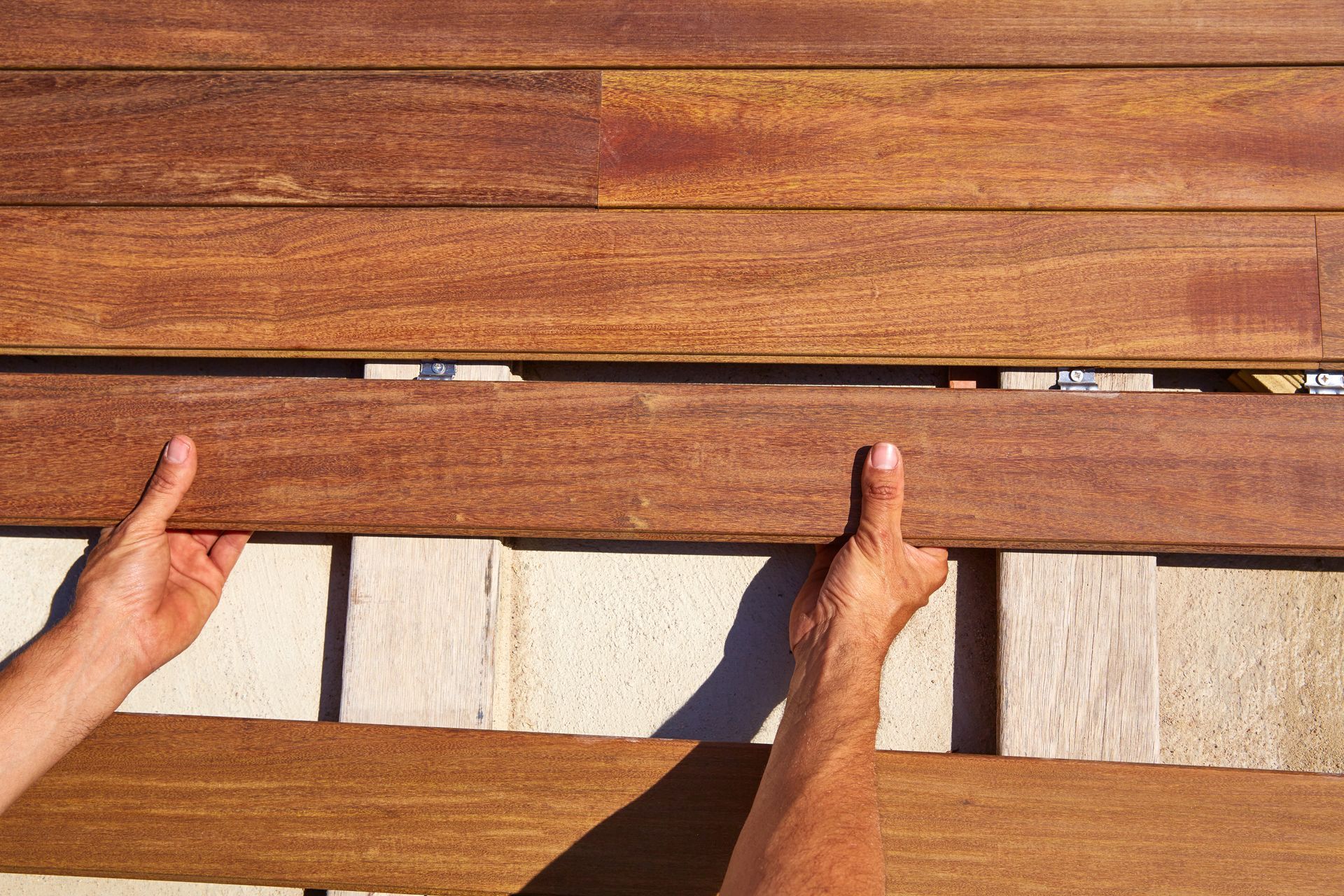 Deck Installation In Progress