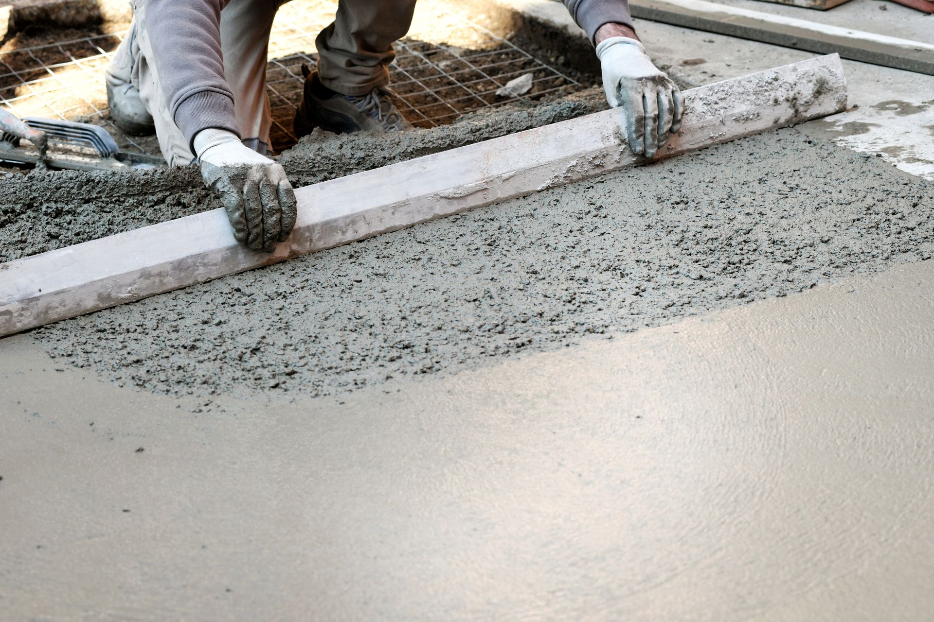Concrete Installation in Progress