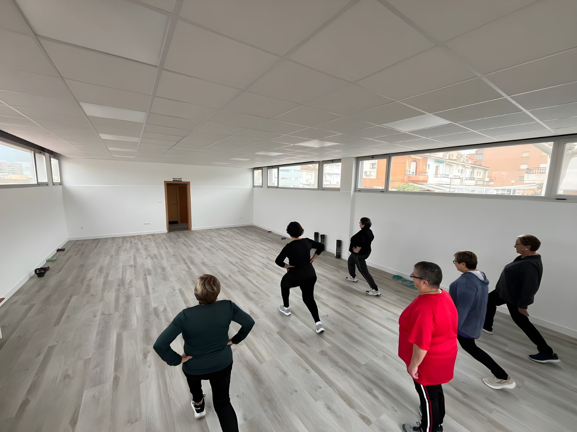 Entrenamiento en grupo del Club Deportivo Kinetic