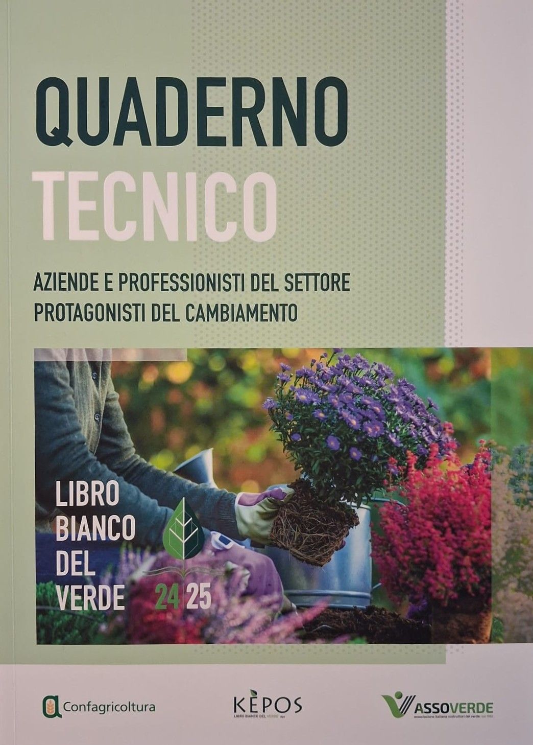 Copertina di un quaderno tecnico intitolato