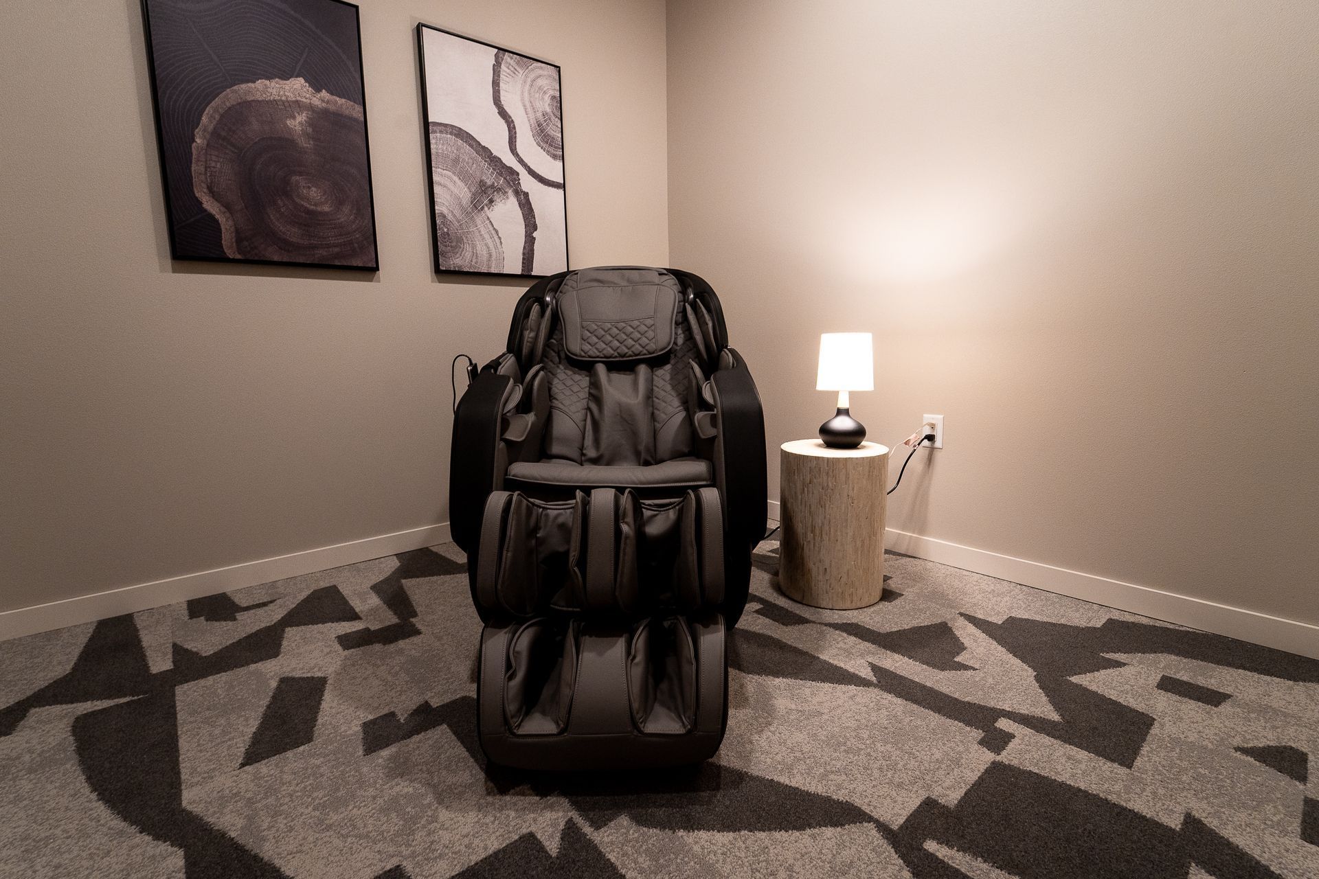 Massage chair at BLOC