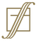 A gold, stylized letter 