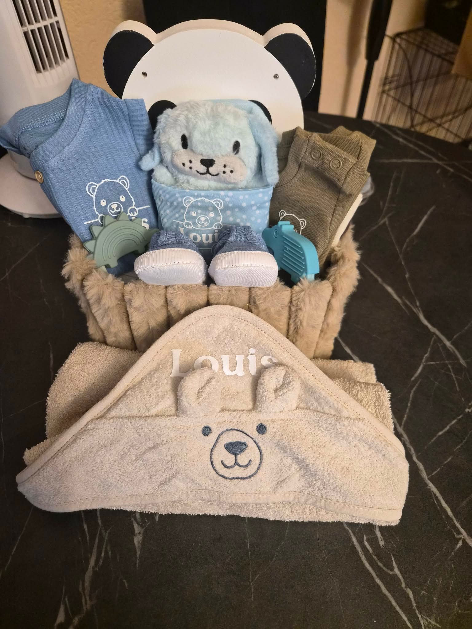 premium babymand met gepersonaliseerde producten