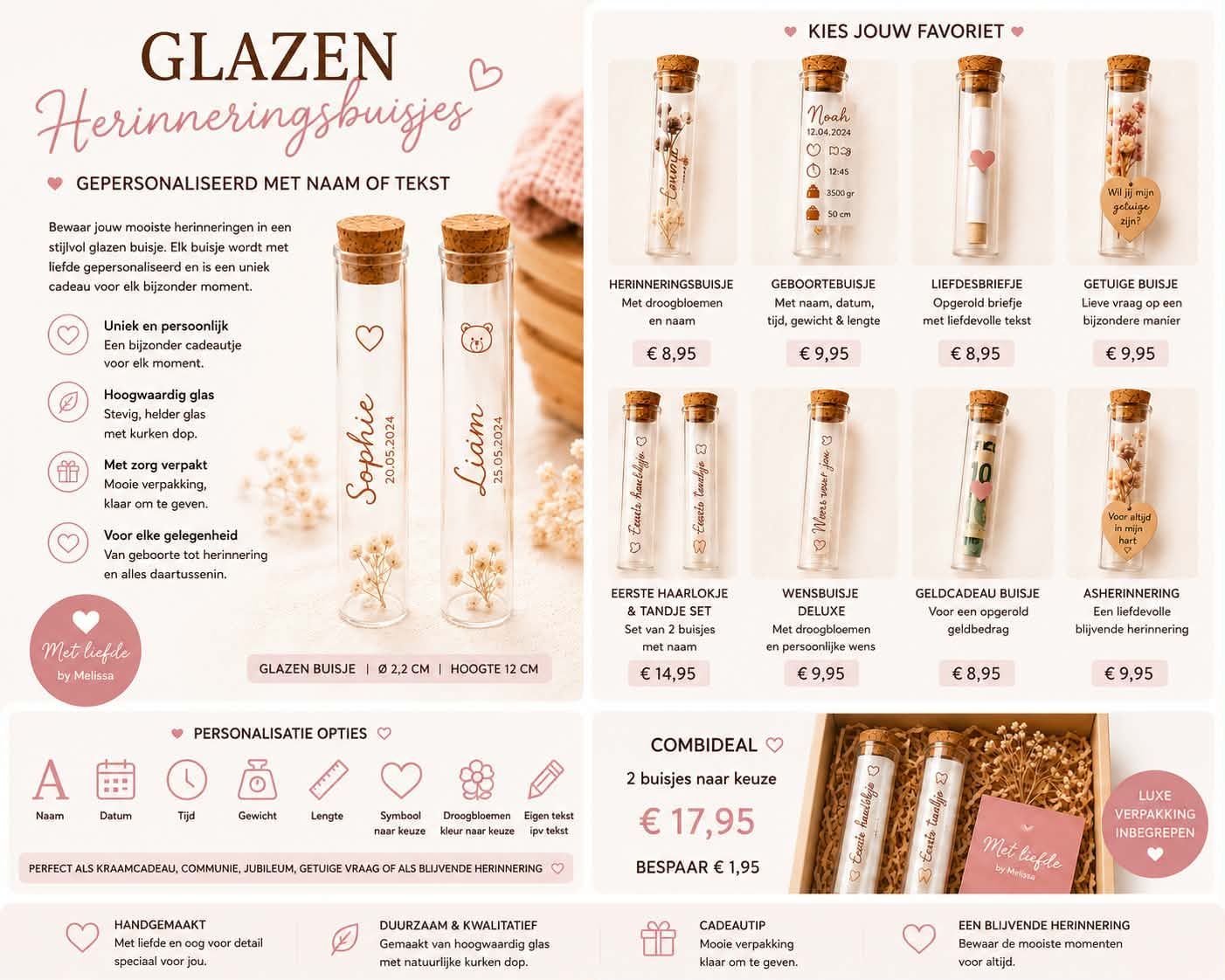 glazen buisjes