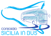 Schizzo blu di un autobus o pullman visto dal retro e di lato, su sfondo bianco