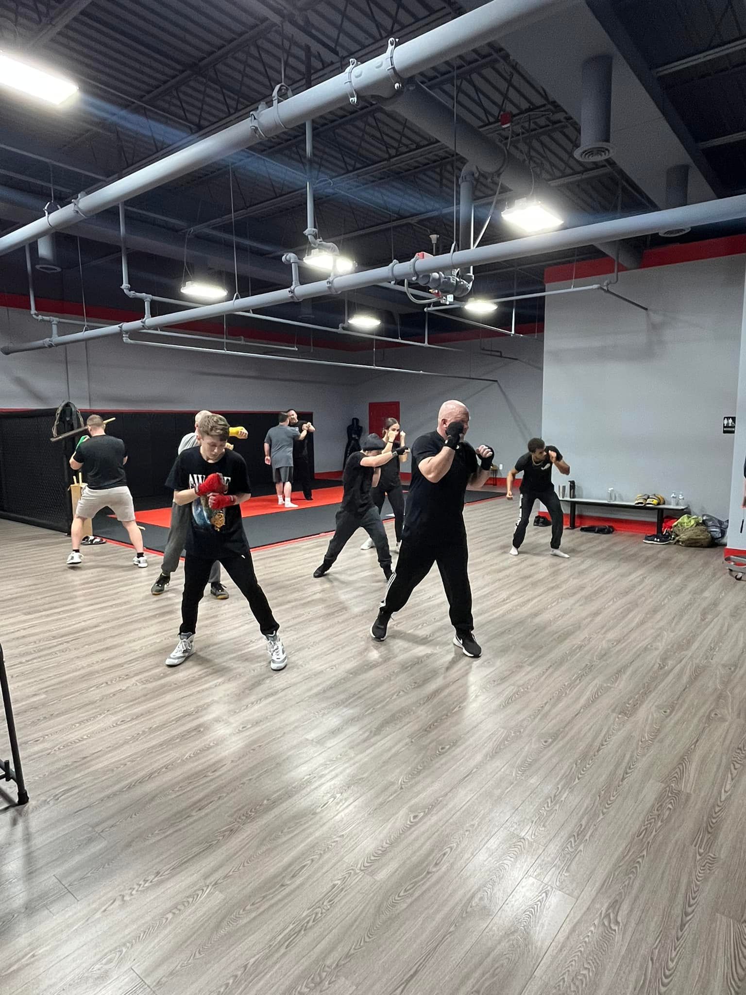 People training at champion boxing & fight club