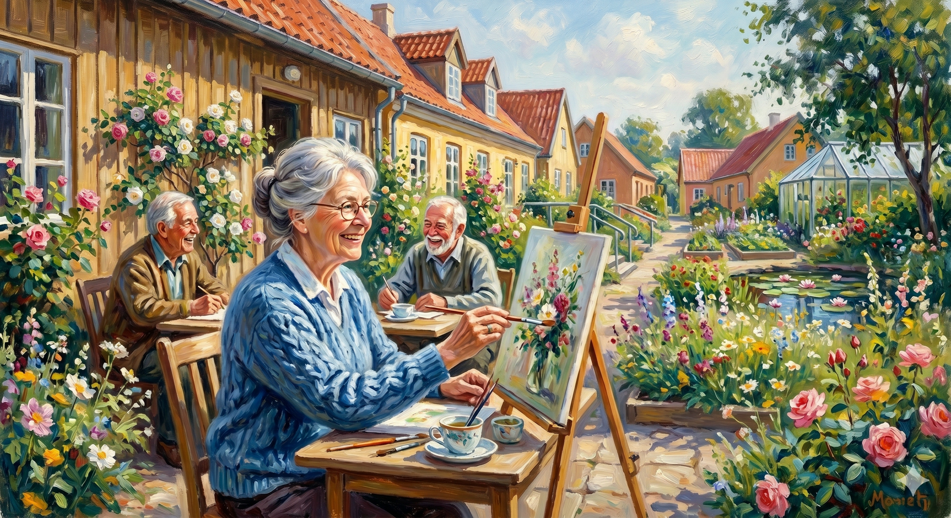 Seniorer de hygger i seniorbolig