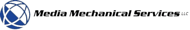 Media Mechanical Logo Black