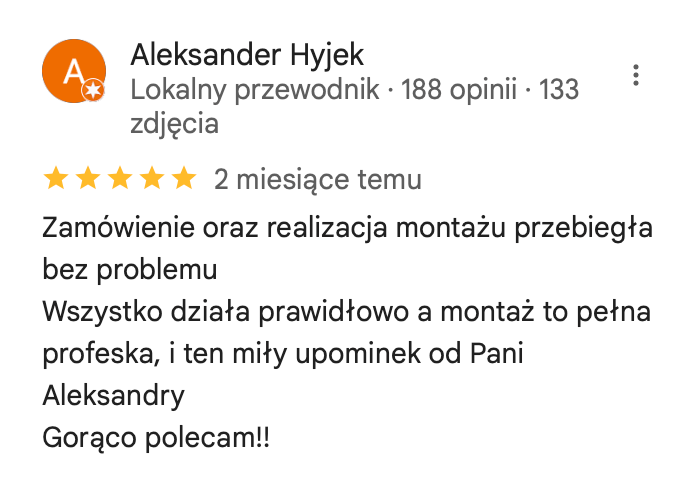 screenshot google review 