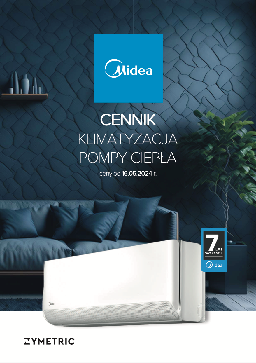 Cennik klimatyzacji Midea 2025