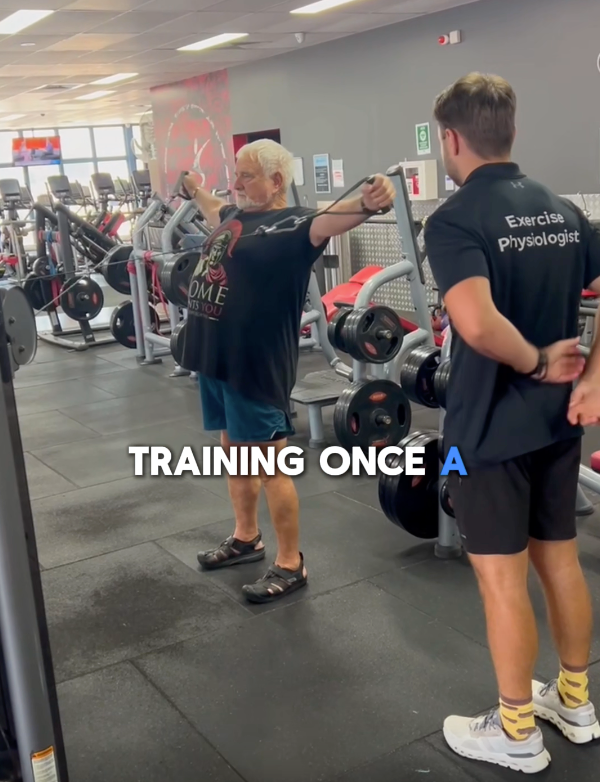 A Group of People Are Doing Exercises in a Gym β Health First Townsville In Townsville, QLD