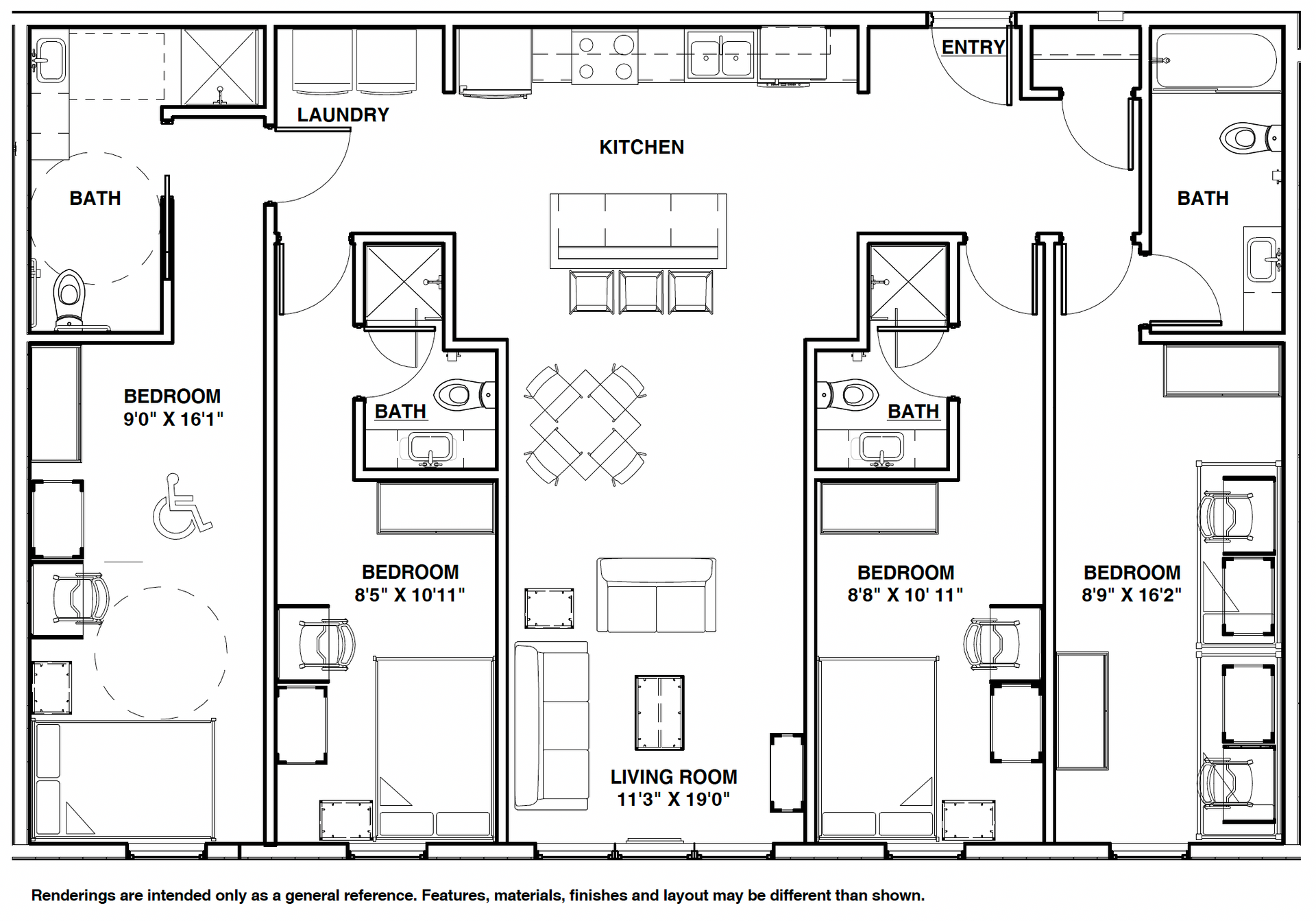 Quad C Dimensions
