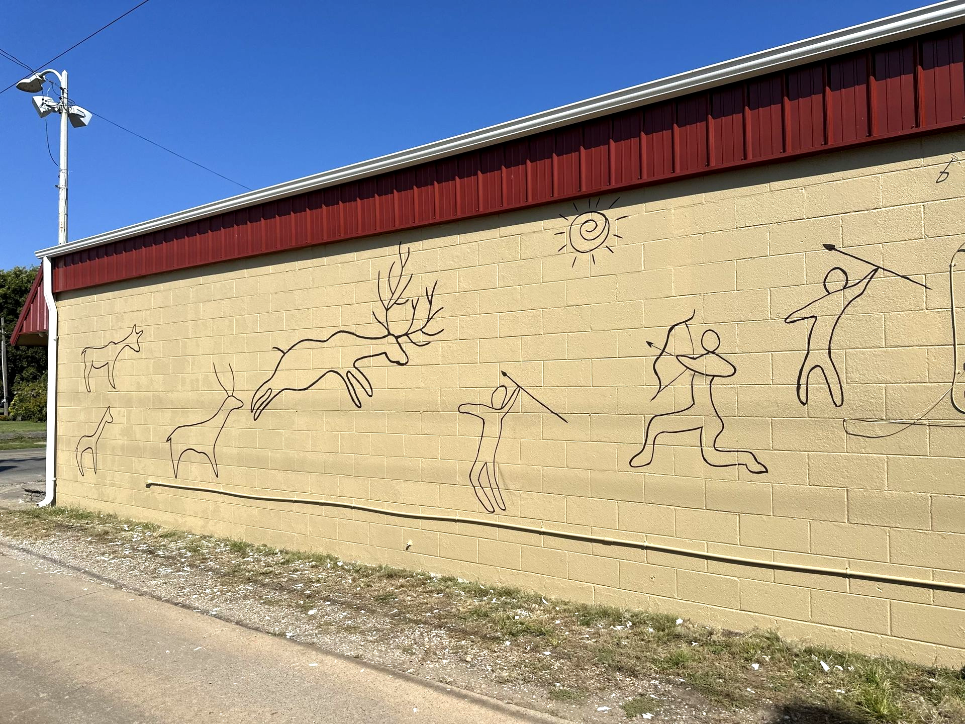 Another mural in Stilwell, Oklahoma