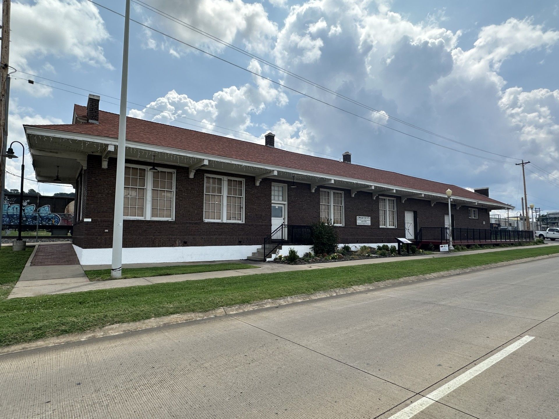 Stilwell's historic depot today