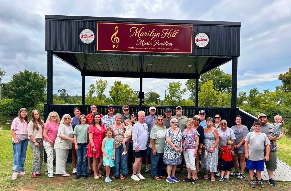 Marilyn Hill was unable to attend, but her family was there. 