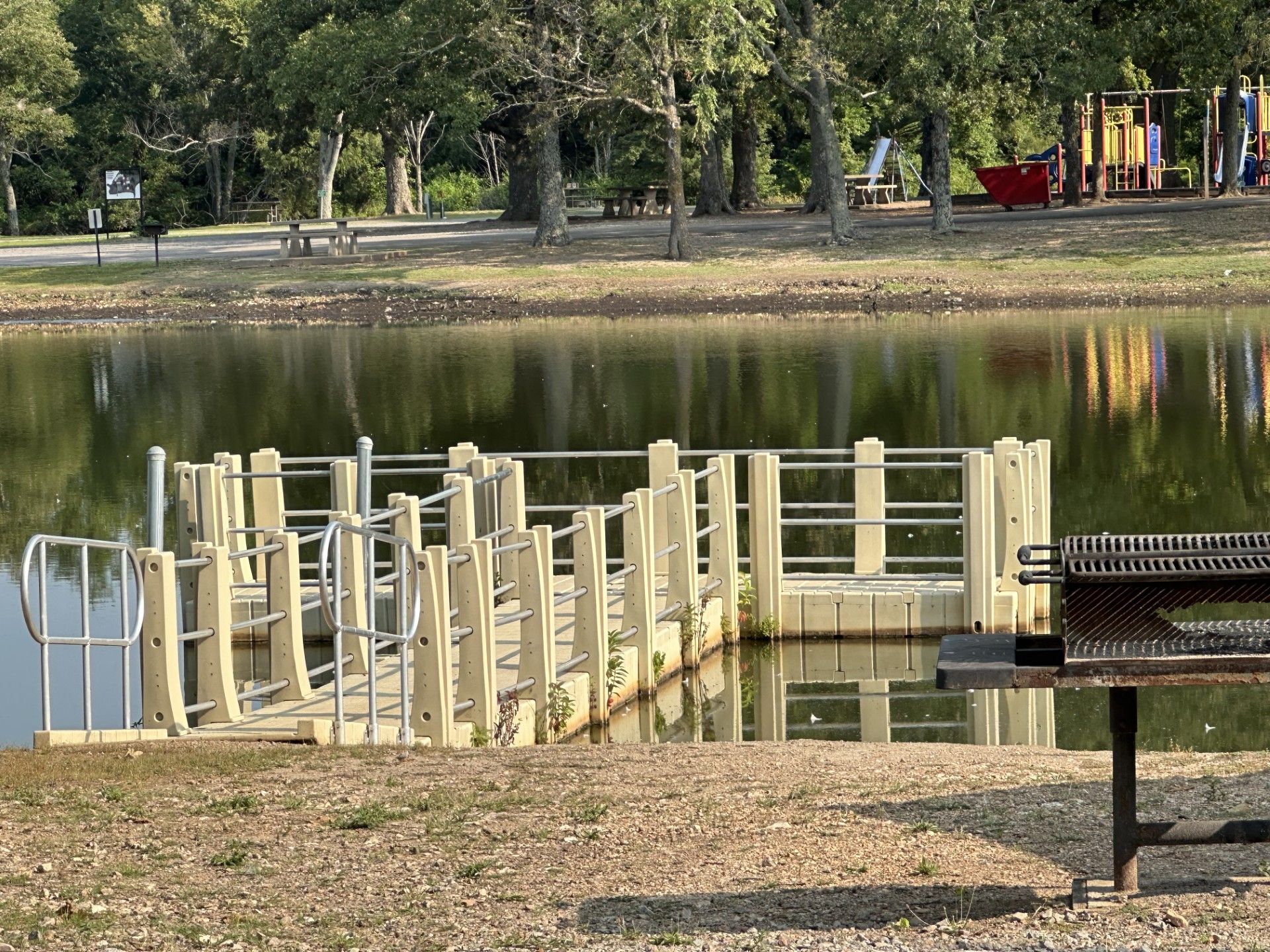 Photo of fishing dock in Adair Park, Stilwell, OK