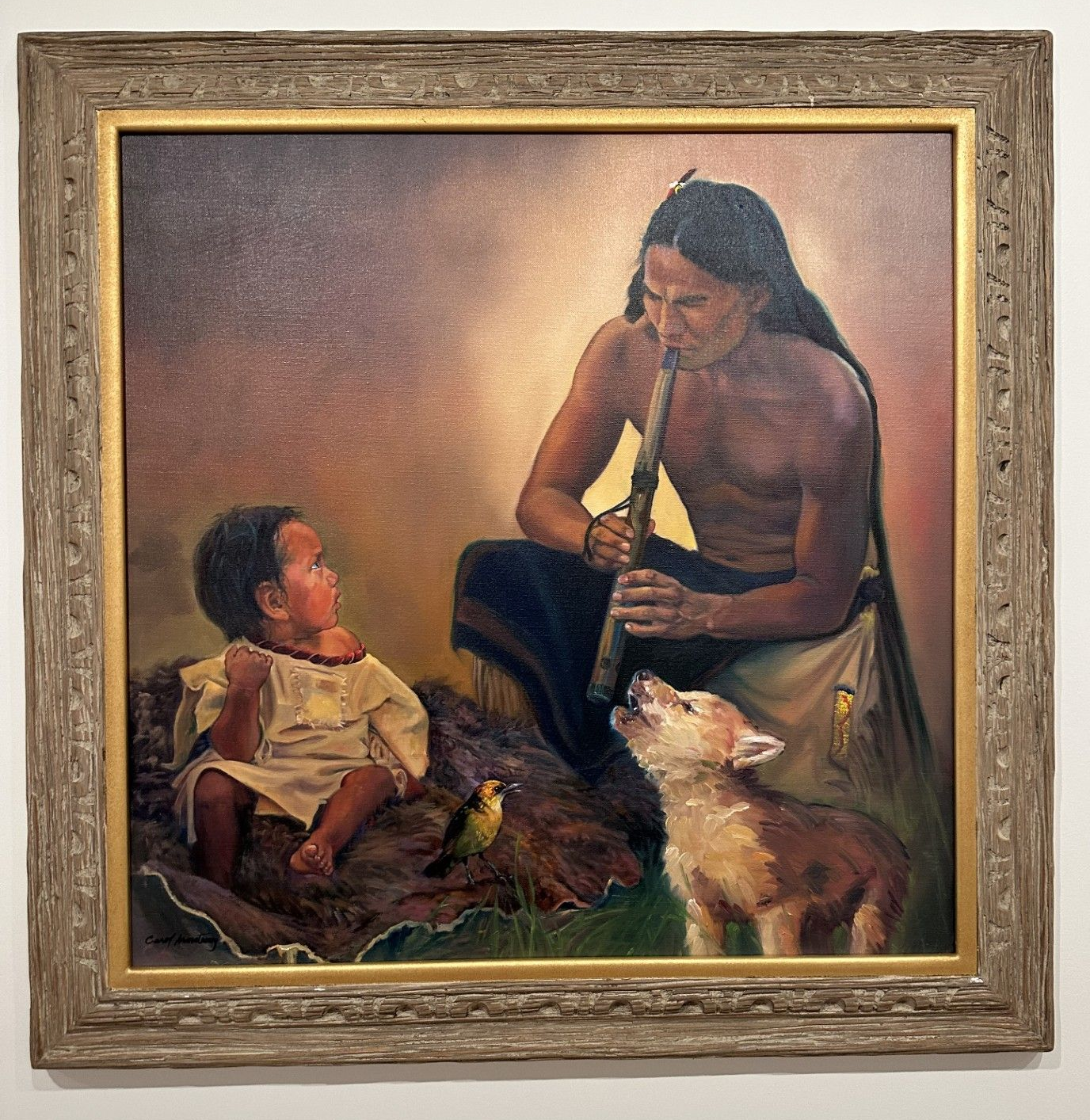 Cherokee flute Cherokee flute player