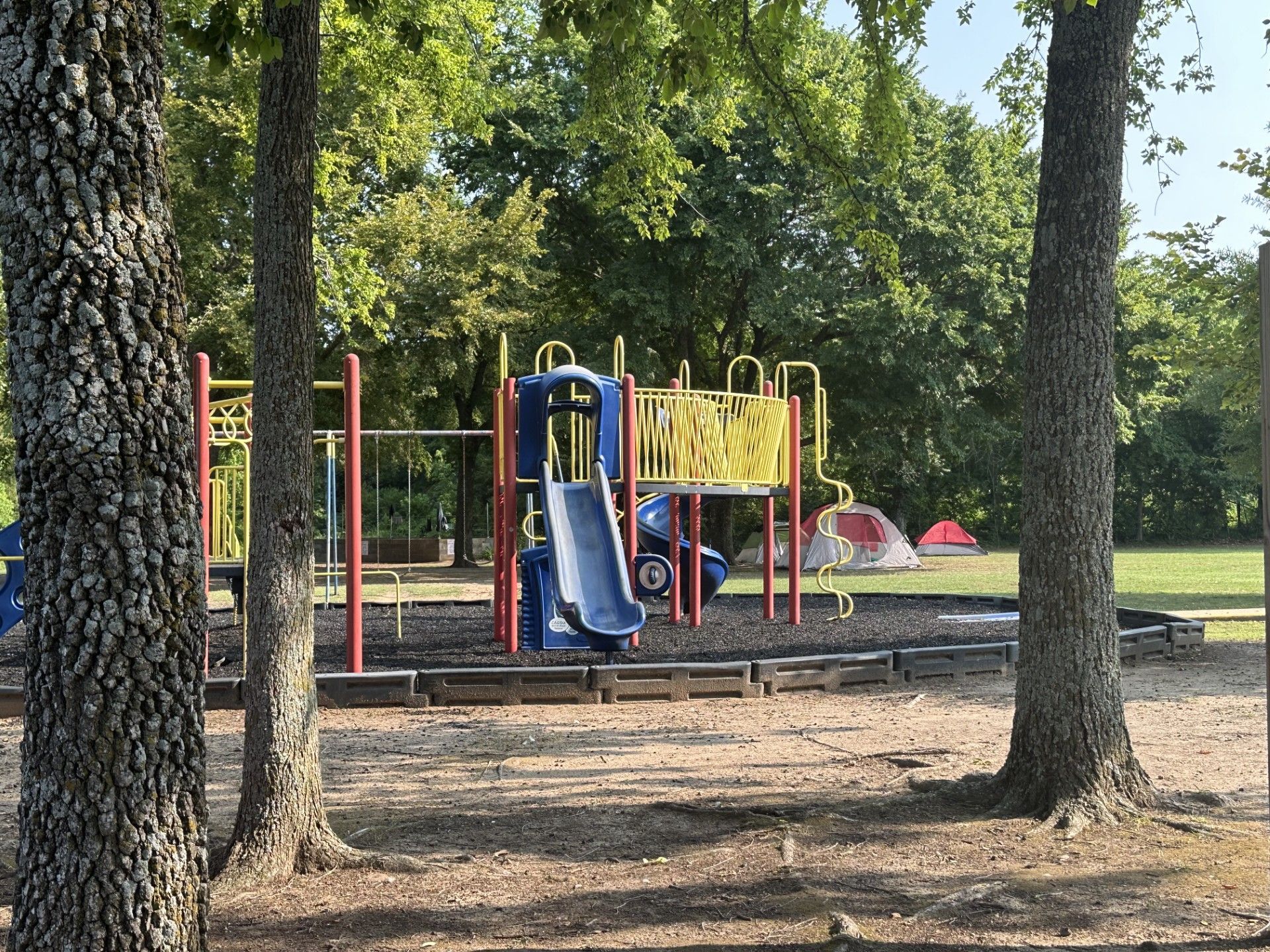 Photo of the playground in Adair Park, Stilwell, OK