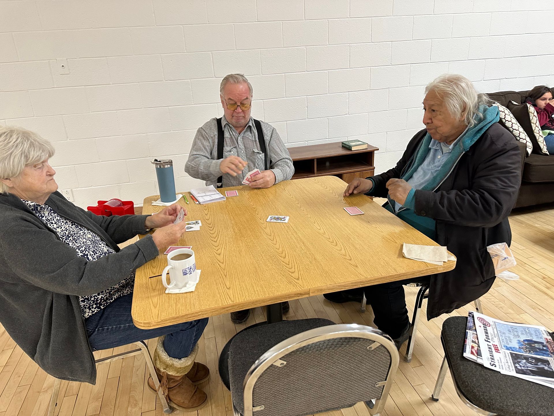 Senior People playing Cards Senior People playing Cards