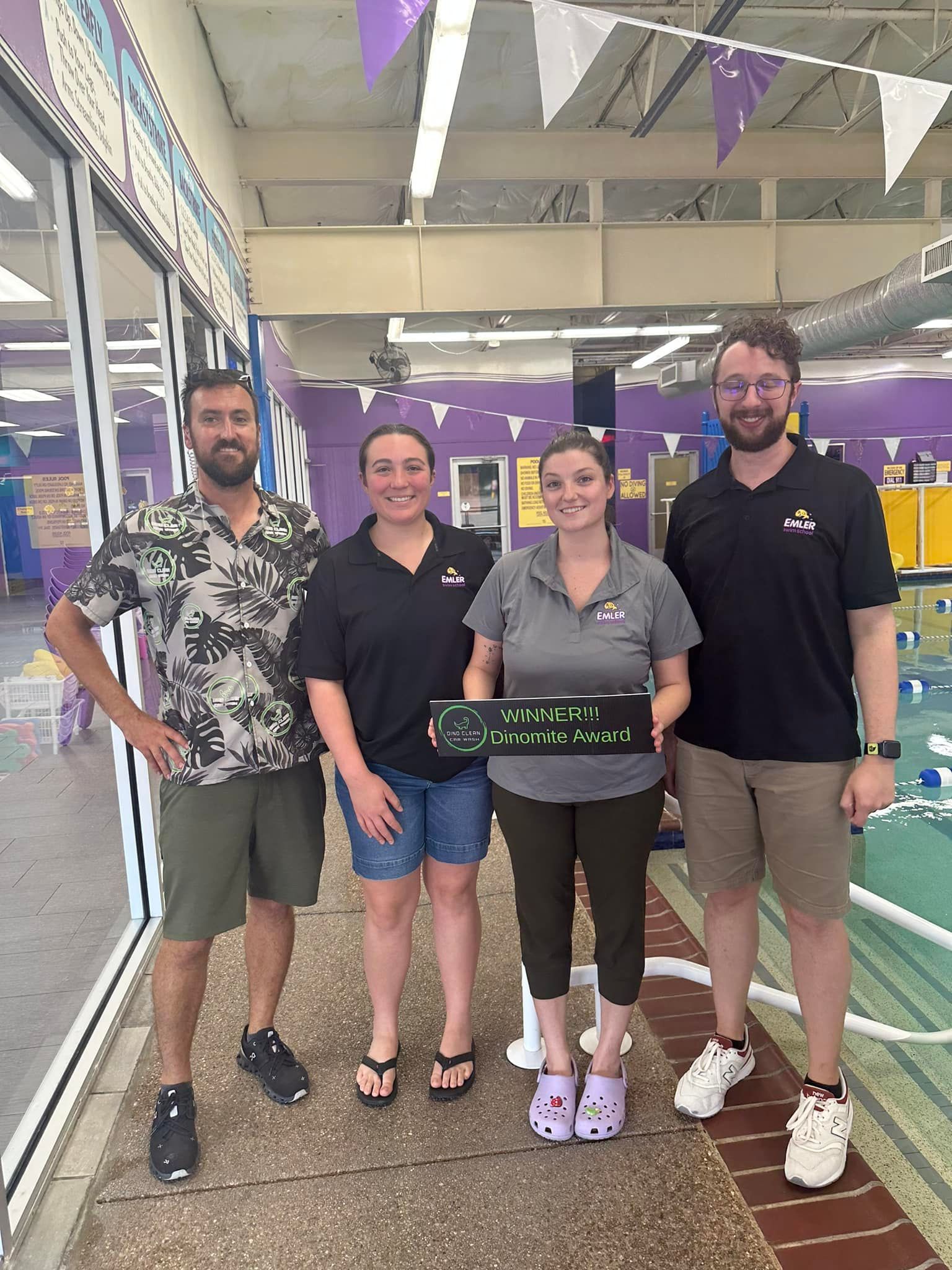 Emler Swim School of Central Frisco-McKinney DINOMITE AWARD from Dino Clean Car Wash