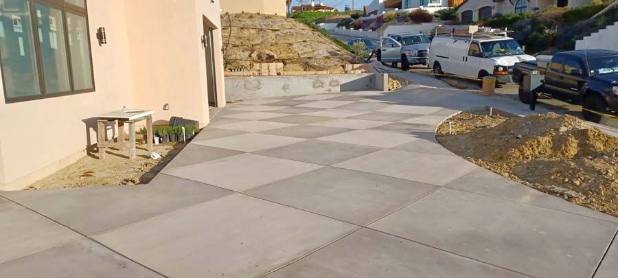 Concrete Driveway and Sidewalk Installation