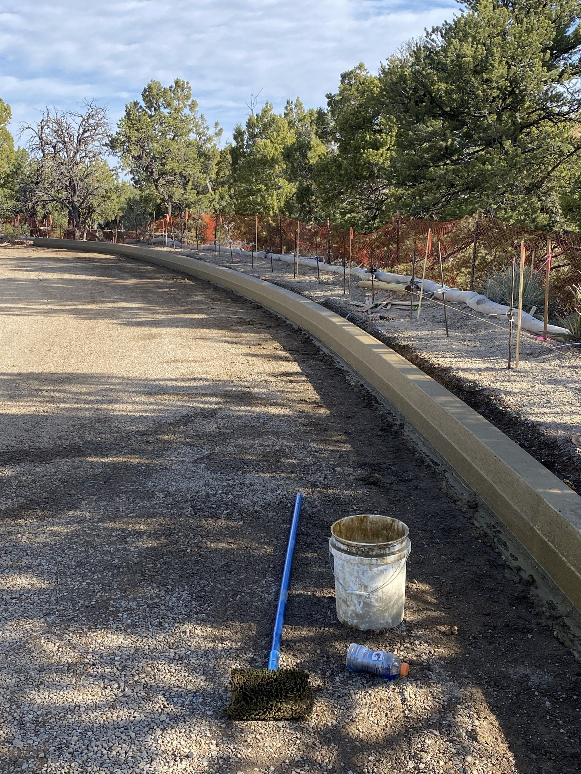 Newly Flatten Road
