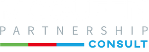 A logo for a company called partnership consult.