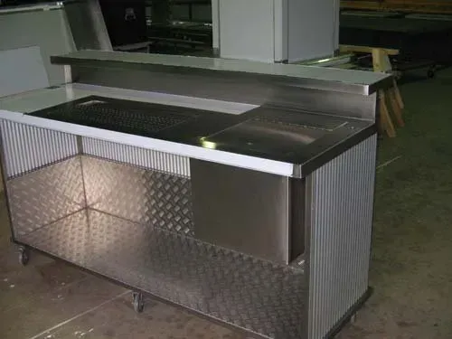Metal Counter on Wheels | Hillcrest, Qld | Concept Metal Products