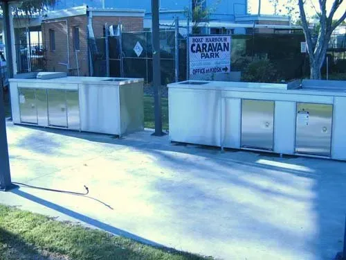 Steel Counters Sitting Outside | Hillcrest, Qld | Concept Metal Products