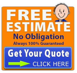 Orange and blue advertisement: 
