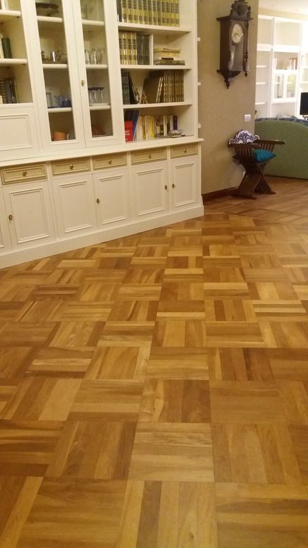 Parquet con disegno personalizzato
