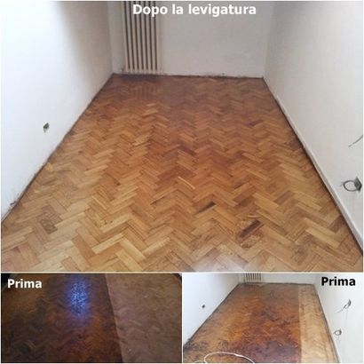 Levigatura del parquet