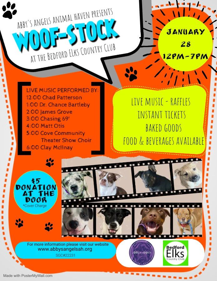woof-stock 2023 bedford elks, bedford pa