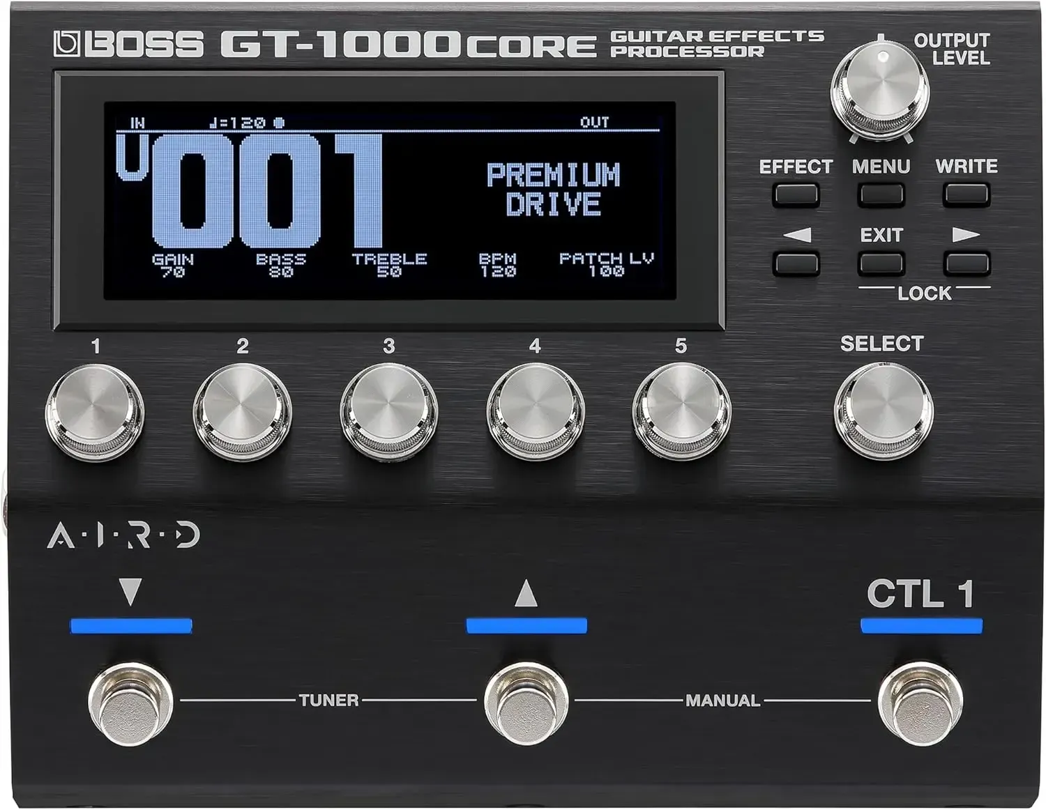 Boss GT-1000 Core guitar multi effects processor pedal with AIRD technology Boss GT-1000 Core guitar multi effects processor pedal with AIRD technology