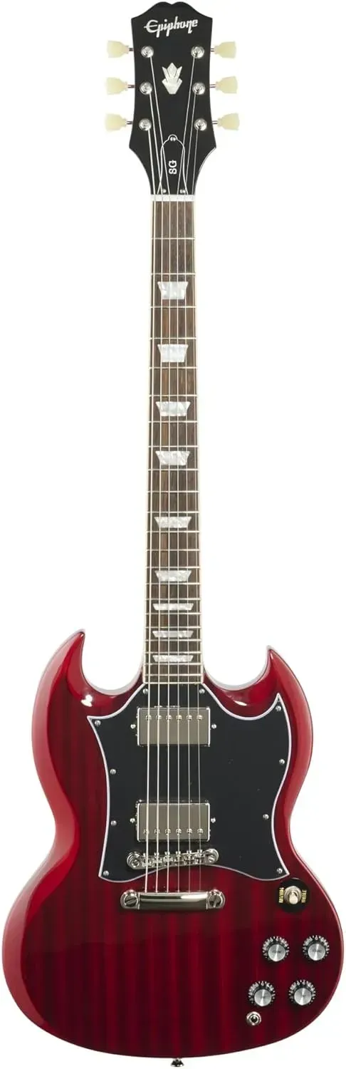 Epiphone SG Standard electric guitar in Heritage Cherry inspired by Gibson Epiphone SG Standard electric guitar in Heritage Cherry inspired by Gibson