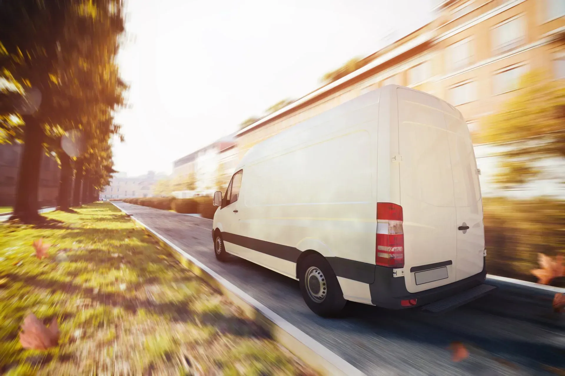 Band equipment van on tour road at risk of musical instrument theft